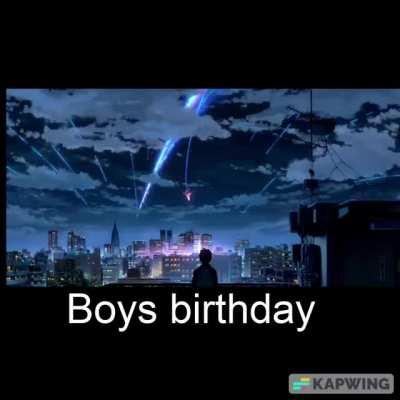 tell me when is your birtday king