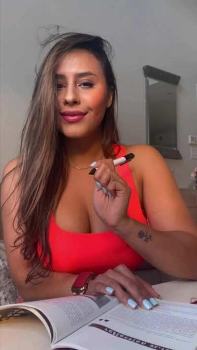 I was studying until…. I got naughty