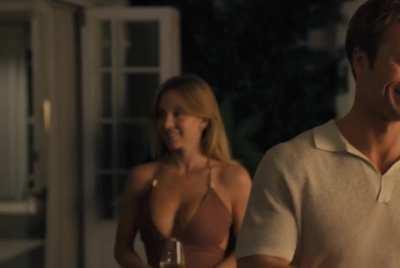 Brown dress scene from 'Anyone but You'