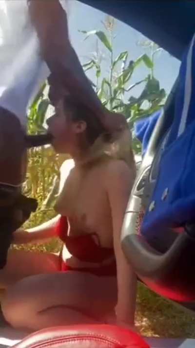 Cute blonde slut used like a flashlight by a BBC