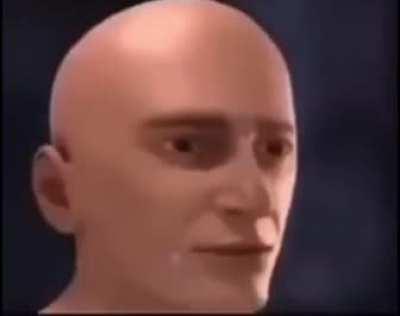 He must be brainstorming.