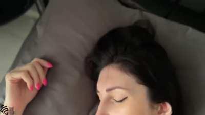 morning titfuck and facial