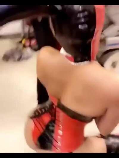 Saweetie As An 'Icy Harley Quinn'