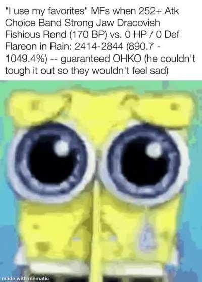 Should've used Seismetoad