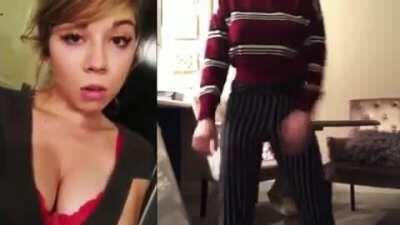 Jennette McCurdy showing off all her best features
