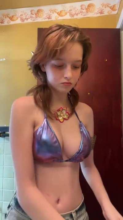 She has two great things... Beauty and Brains