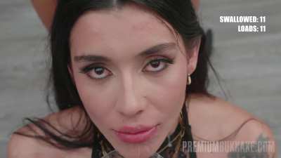 Guys go hard on super hot Latina Rousse Black [PMV]