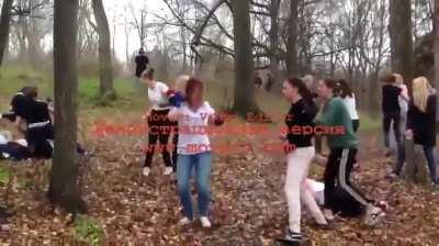 Russian MMA girls fight