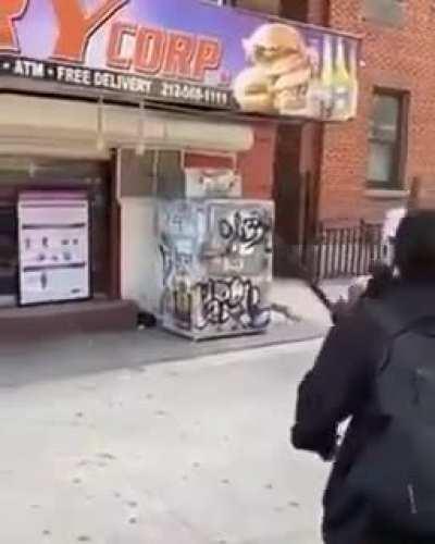 Trying to attack someone with a pole