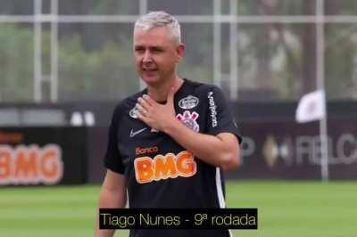Vem treinar aqui fora, Coudet!