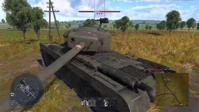 The mother protects her child from the dangers of ground warfare.