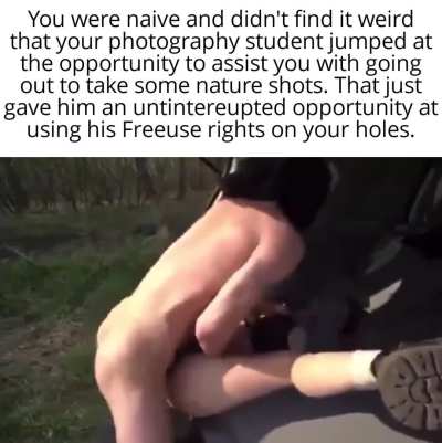 It's a lot of fun doing things off the college campus when using your Freeuse Rights