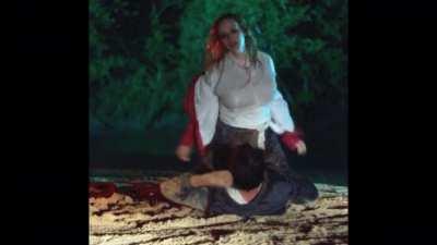 Christina Hendricks Haps and Leonard