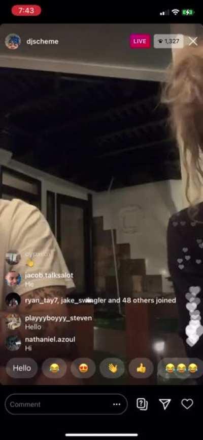 Caught this snippet from schemes live about an hour ago