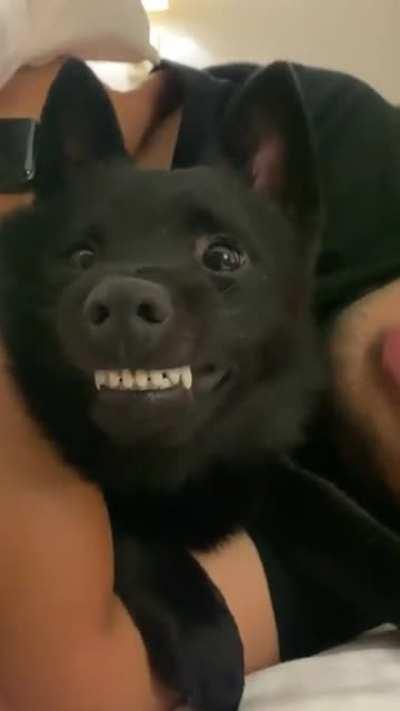 He thinks he has an ugly smile