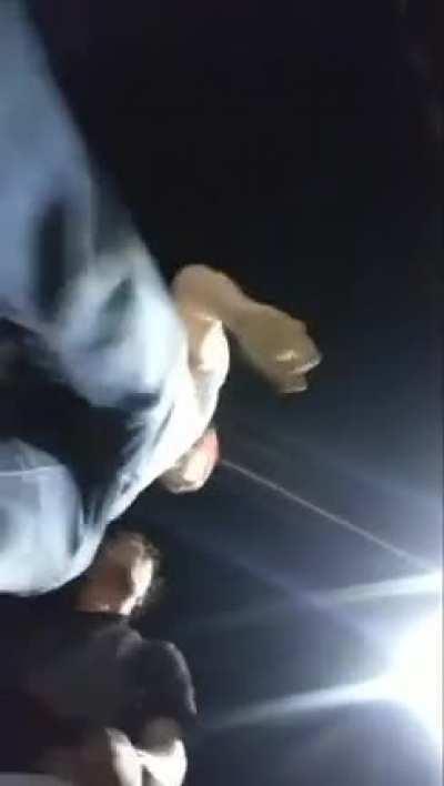 Cameraman won't stop his work