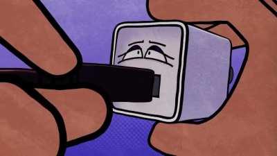 Thanks, I hate overly sexualized charger. (Animation by @BrodyFoxx on Twitter)