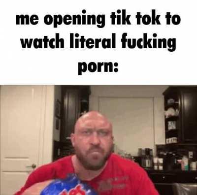 people are bombarding tik tok with uncensored porn, now I have a reason to check it