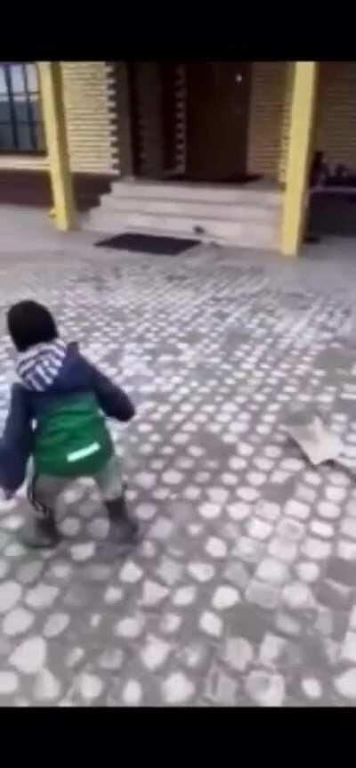 Out dodging a shovel