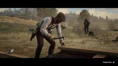 I guess his Lumbago meant he couldn't stand up anymore. What a way to fail a mission.