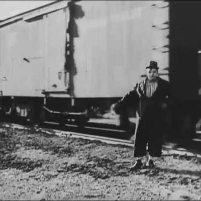 Silent movies did some pretty crazy shots with trains