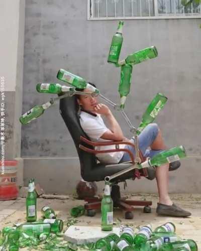 with enough practice, this guy ignores gravity again and again