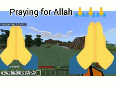 Praying for Allah 🙏🙏🙏😍😍😍👏👏👏👏