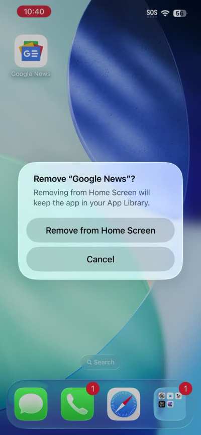 [iOS 26.1 DB3] Unable to Uninstall Any Apps