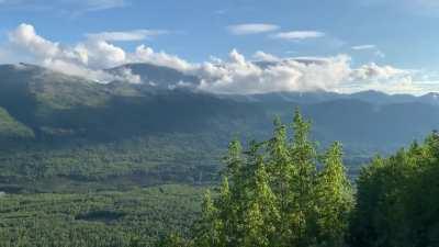 Hiked Twin peaks trail in Chugiak, Alaska the other day. To make this even more interesting, this video was taken at 10:30pm.