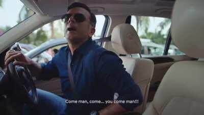 Dravid being a bully