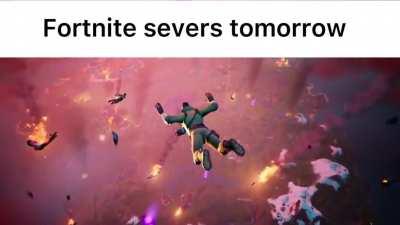 If the severs can’t handle us opening presents then I have no idea what’s going to happen tomorrow