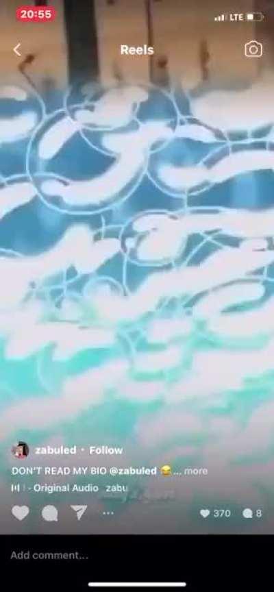 Hello I am under the water