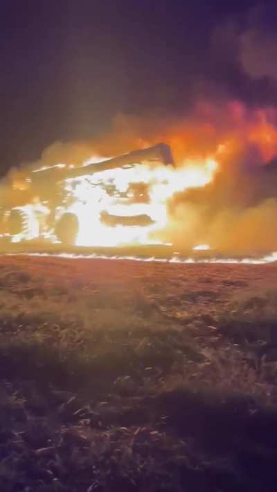 A little combine fire