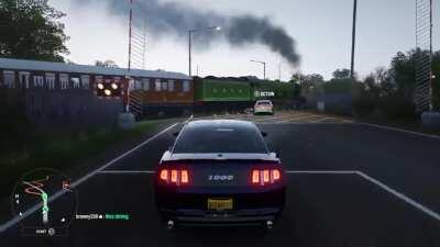 The timing was beautiful