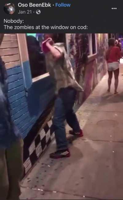 Zombies in cod be like: