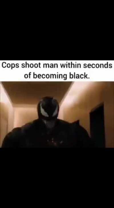 In Venom, cops shoot a man within seconds of being black. This shows how police department is corrupted and government don't support blm
