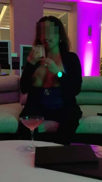 Titties Out, COCKtails In Hand, Music Playing...Does It Get Any Better
