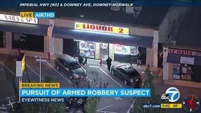 LA high speed chase ends with police arresting the wrong guy on live TV