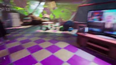 In High on Life 2, NPCs complain if you block the TV