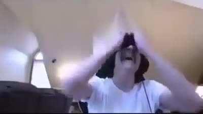 Live footage of a vip when xQc says their name: