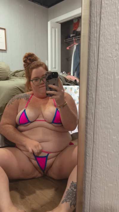 Chubby bod and bikini vibe