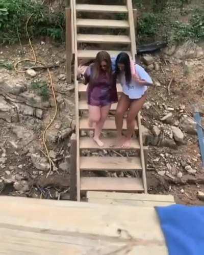 HMC While I go down the stairs.