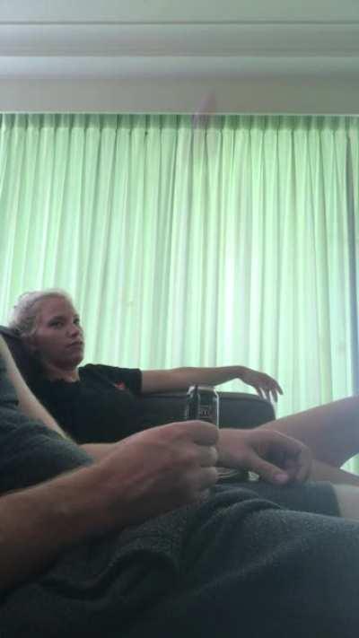 The reaction is priceless