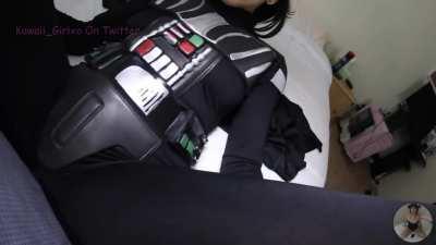 Darth Vader Cosplayer Girl Gets a Deep Pussy Fucking