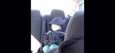 nothing wrong with a lil wholesome kid in the backseat