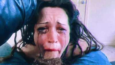 Making her choose cock over oxygen