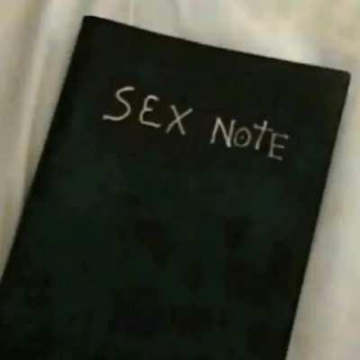 The sex note 😦