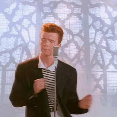 Just a rickroll gif. Keep scrolling.