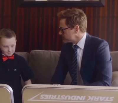 When Robert Downey Jr. delivered an Iron Man bionic arm to a kid! ❤️