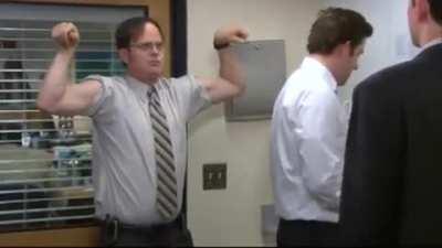 Cant believe Zach woods improvised all of this, it is the funniest blooper of all time